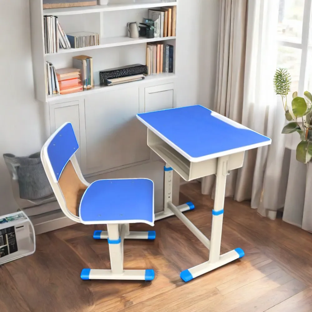 School Desk and Chair Set 1